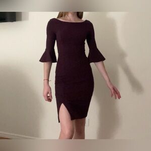 Formal Burgundy Dress